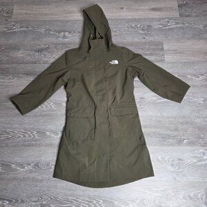 The North Face - Women's City Breeze Rain Parka Green Waterproof Hooded  -Size S